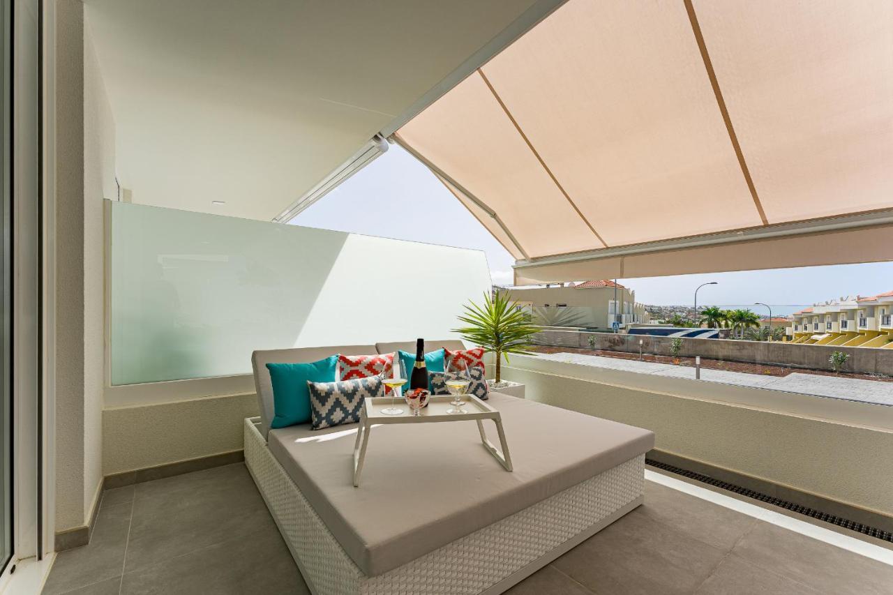 Modern New Apartment Las Terrazas De Costa Adeje. Heated Pool, Big Terrace And Private Parking Eksteriør bilde