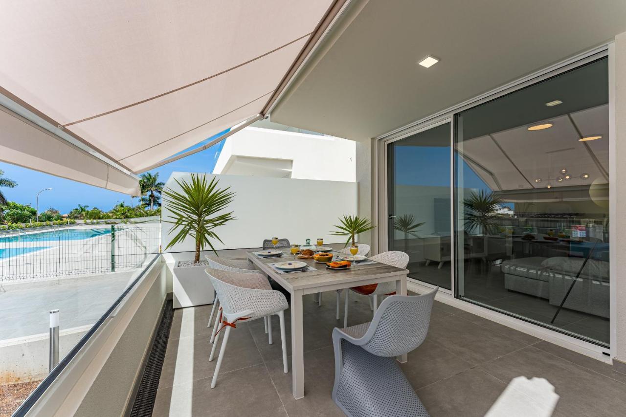 Modern New Apartment Las Terrazas De Costa Adeje. Heated Pool, Big Terrace And Private Parking Eksteriør bilde