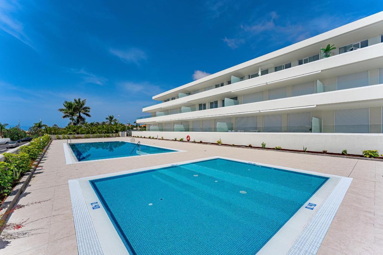 Modern New Apartment Las Terrazas De Costa Adeje. Heated Pool, Big Terrace And Private Parking Eksteriør bilde