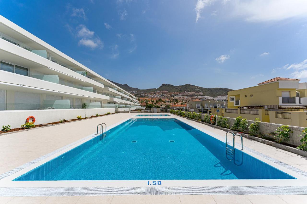Modern New Apartment Las Terrazas De Costa Adeje. Heated Pool, Big Terrace And Private Parking Eksteriør bilde