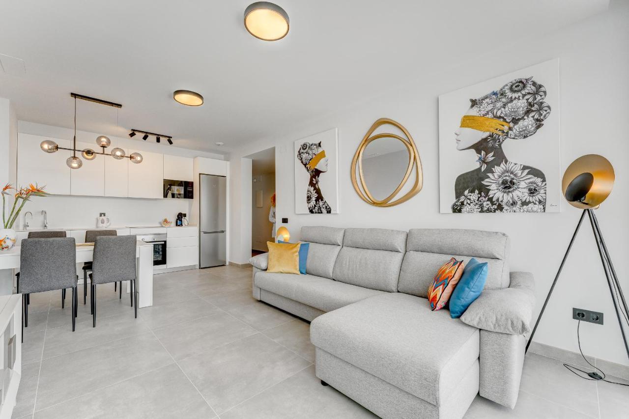 Modern New Apartment Las Terrazas De Costa Adeje. Heated Pool, Big Terrace And Private Parking Eksteriør bilde